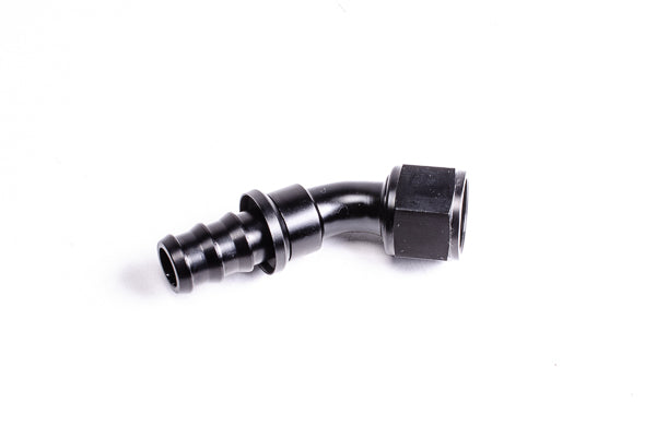 Radium PushLok Hose End 12AN 45 Degree