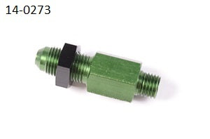 Radium AN Bulkhead Fitting with Jam Nut