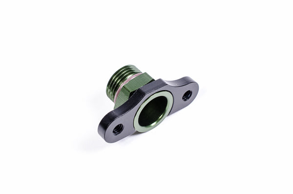 Radium FPR Adaptor 8AN ORB, 16mm Bore, 39mm Spacing, M6 - Mitsubishi Evo 4-9 - Quickbitz