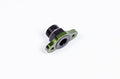 Radium FPR Adaptor 8AN ORB, 11mm Bore, 32mm Spacing, M5 - Subaru/Nissan/Mazda RX-7