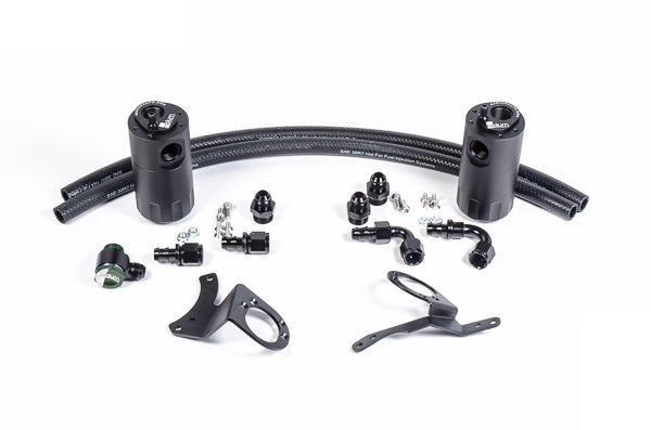 Radium Dual Catch Can Kit - Ford Mustang GT 15-17