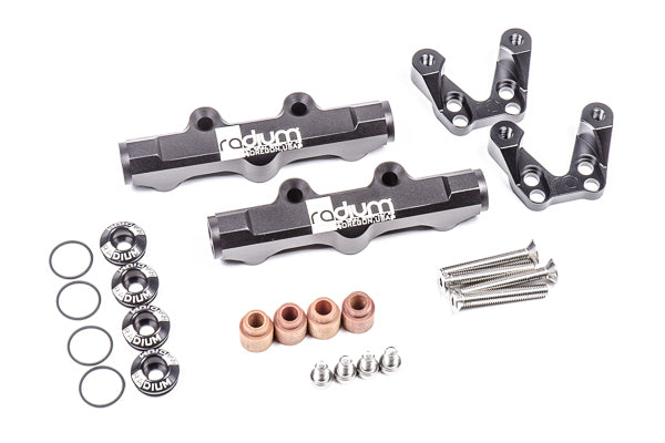 Radium Side Feed Conversion Fuel Rails - Subaru WRX/STI 97-00 (V3-V6)