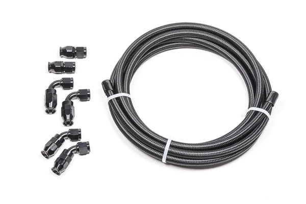 Radium 6AN Universal DIY PTFE Hose Kit Black