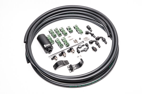 Radium Fuel Hanger Plumbing Kit w/Stainless Filter - Nissan Silvia, 180SX S13/Skyline R32