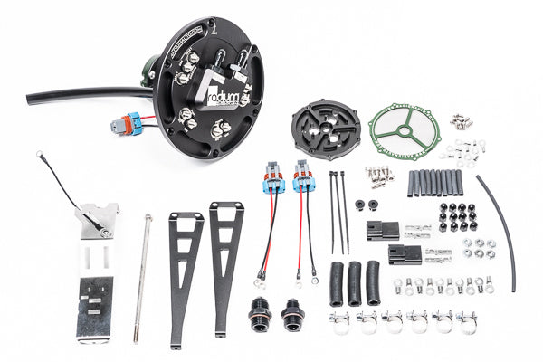 Radium Fuel Pump Hanger Suit Walbro 460 E85, No Pumps - Nissan 180 SX, Silvia S13/Skyline R32 GTS, GTS-T