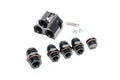 Radium Distribution Block 3 x 10AN ORB to 1 x 12AN ORB w/Fittings