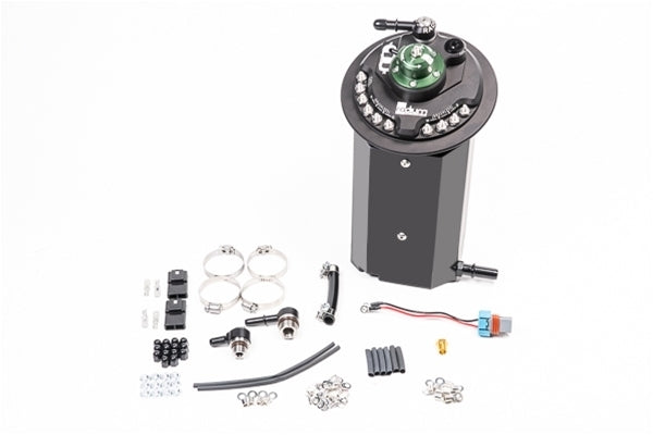 Radium Fuel Pump Hanger w/FPR Suit Walbro 460/525 E85 No Pumps Included - Ford Mustang S197/S550 11+
