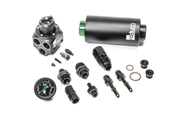 Radium FPR RA Fuel Pressure Regulator and Filter Kit w/Microglass 6 Micron Filter - BMW M3 E46 01-06