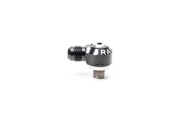 Radium V2 4AN ORB to 6AN Male Flare Low Profile Swivel Banjo Fitting