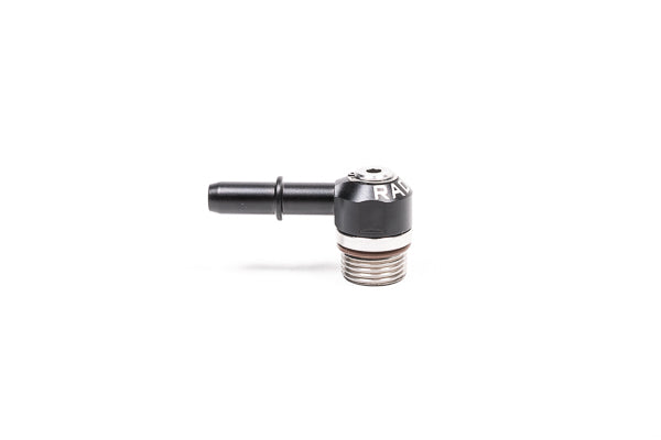 Radium V2 8AN ORB to 3/8" SAE Male EFI Quick Connect Low Profile Swivel Banjo Fitting