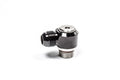 Radium V2 10AN ORB to 10AN Male Flare Low Profile Swivel Banjo Fitting