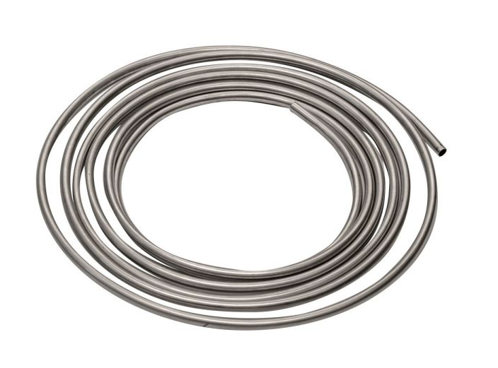 AN-6 STAINLESS STEEL HARD LINE 7M
