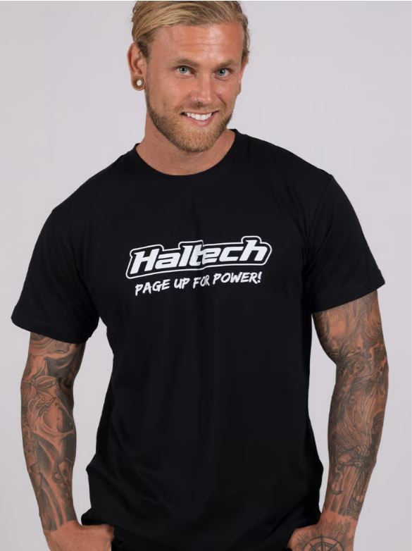 Haltech "Classic" T-Shirt Black - Quickbitz