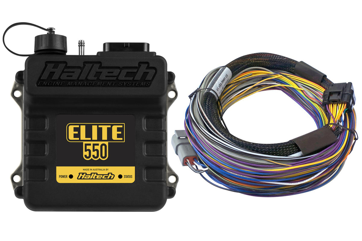 Elite 550 - 2.5m (8 ft) Basic Universal Wire-in Harness Kit - Quickbitz