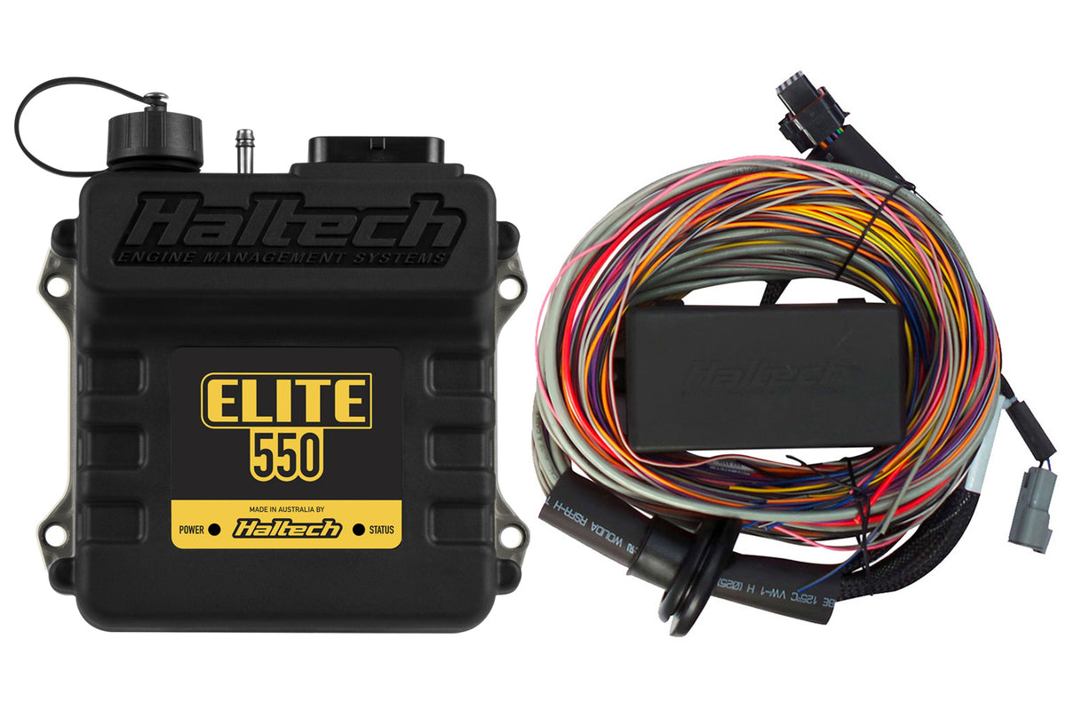 Elite 550 - 2.5m (8 ft) Premium Universal Wire-in Harness Kit - Quickbitz
