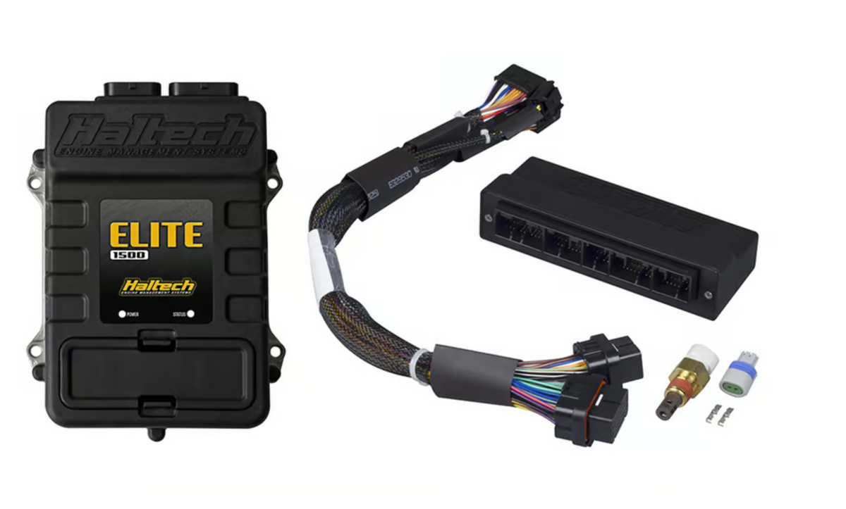 Elite 1500 + Nissan Silvia S13 and 180SX (SR20DET) Plug 'n' Play Adaptor Harness Kit - Quickbitz