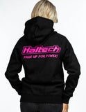 Haltech "Classic" Hoodie Black Pink