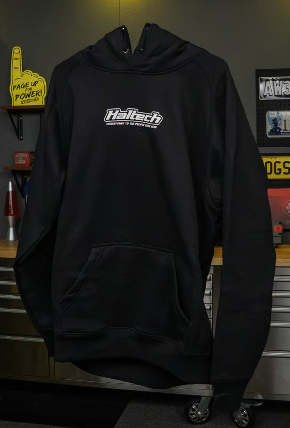 Haltech "Classic" Hoodie Black with White Logo