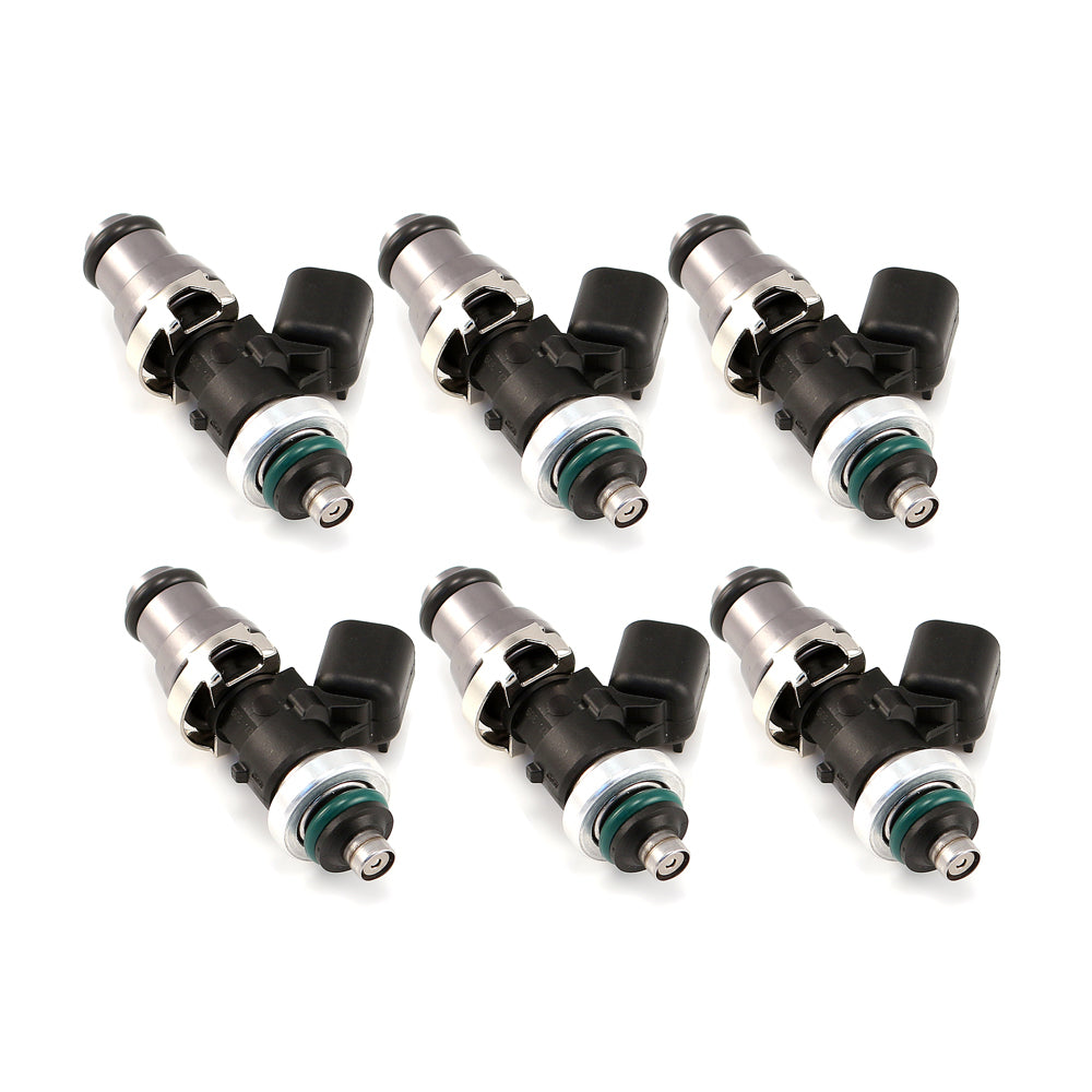ID1750-XDS, for Audi/VW VR6 models (12 valve), 14 mm (grey) adaptor top AND (silver) BOTTOM adaptor.  Set of 6.