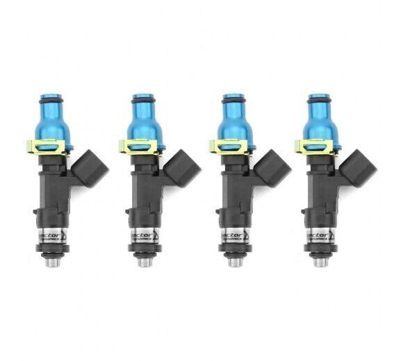 ID1700-XDS, for Eclipse GST/GSX, 2.0L turbo. 11mm (blue) adapter tops. Denso lower.  Set of 4.
