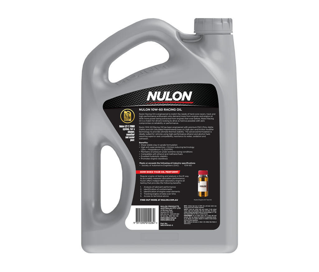 NULON RACING OIL 10W-60 5L
