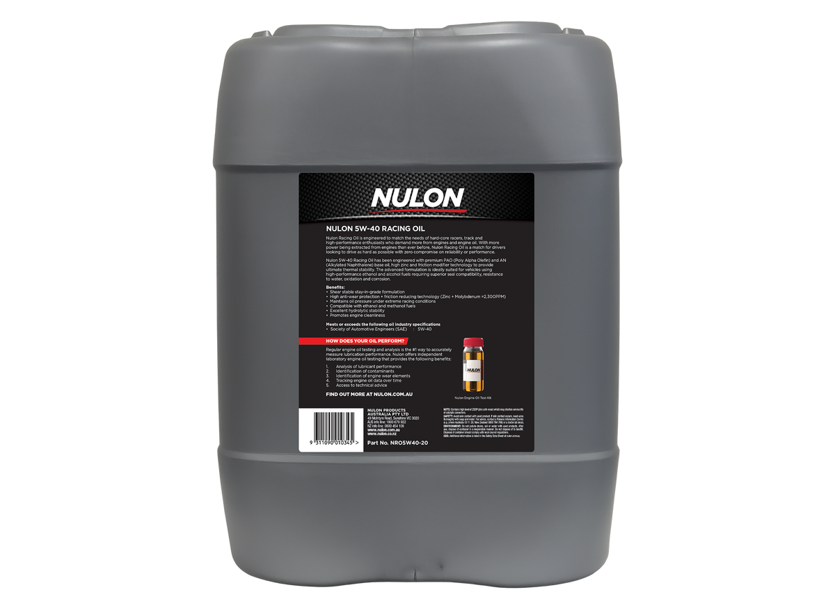 NULON RACING OIL 5W-40 20L