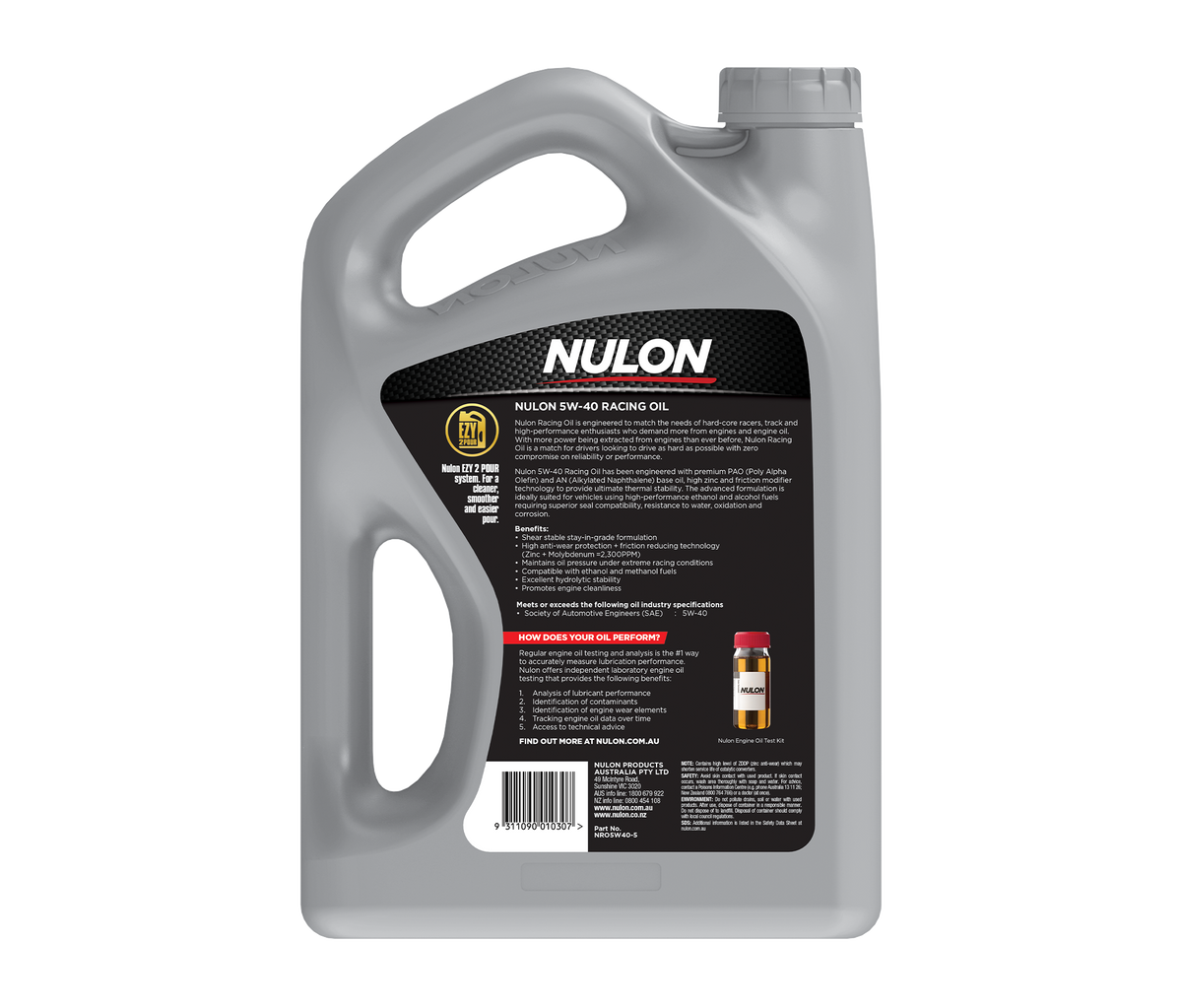 NULON RACING OIL 5W-40 5L