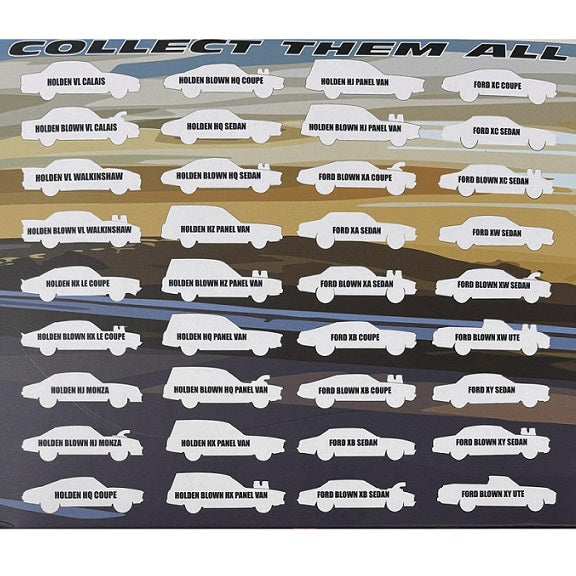 Red Bellies MYSTERY BOX - Holden/Ford - 1:64 Scale OZ WHEELS