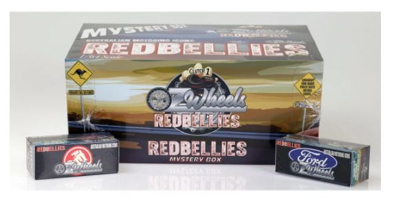 Red Bellies MYSTERY BOX - Holden/Ford - 1:64 Scale OZ WHEELS