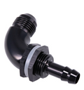90DEG BULKHEAD KIT AN-8 MALE FLARE TO 3/8IN BARB