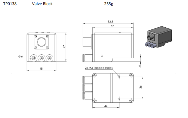 Valve Block - 3Way - ASL