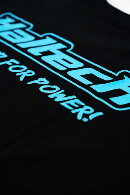 Haltech "Classic" T-Shirt Black with Blue Logo