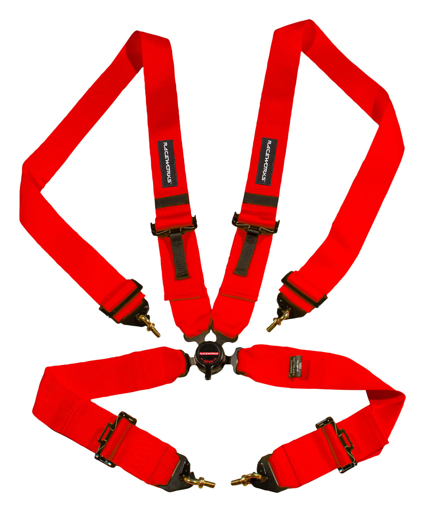 RED 4POINT CAM LOCK HARNESS