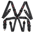 BLACK 6POINT CAM LOCK HARNESS