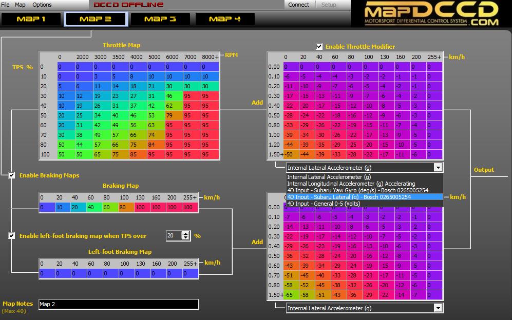 Map DCCD Controller