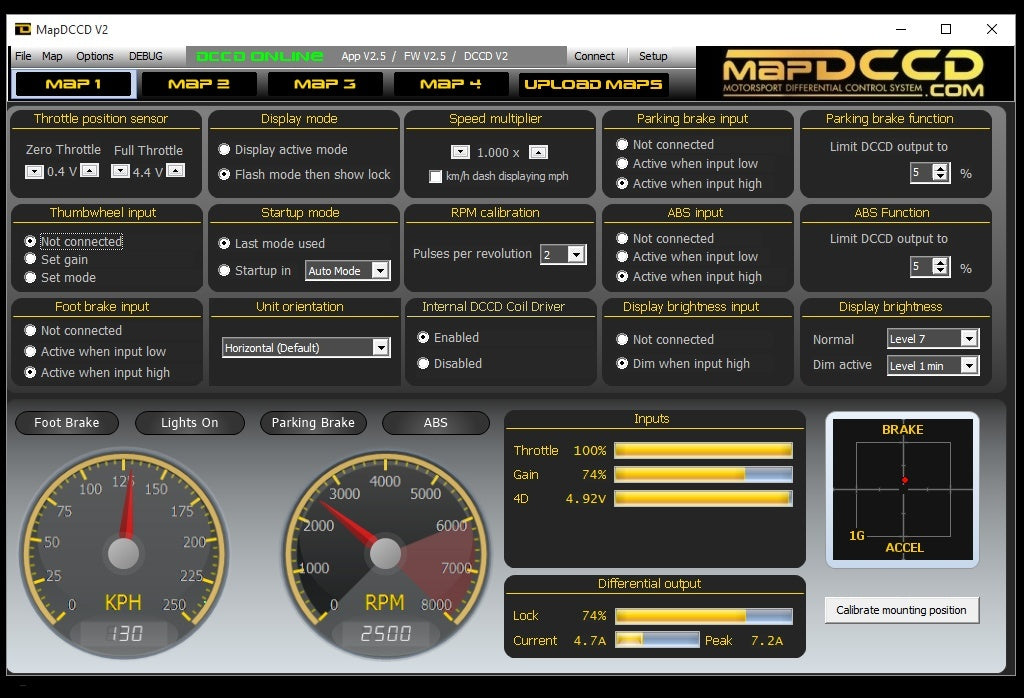 Map DCCD Controller