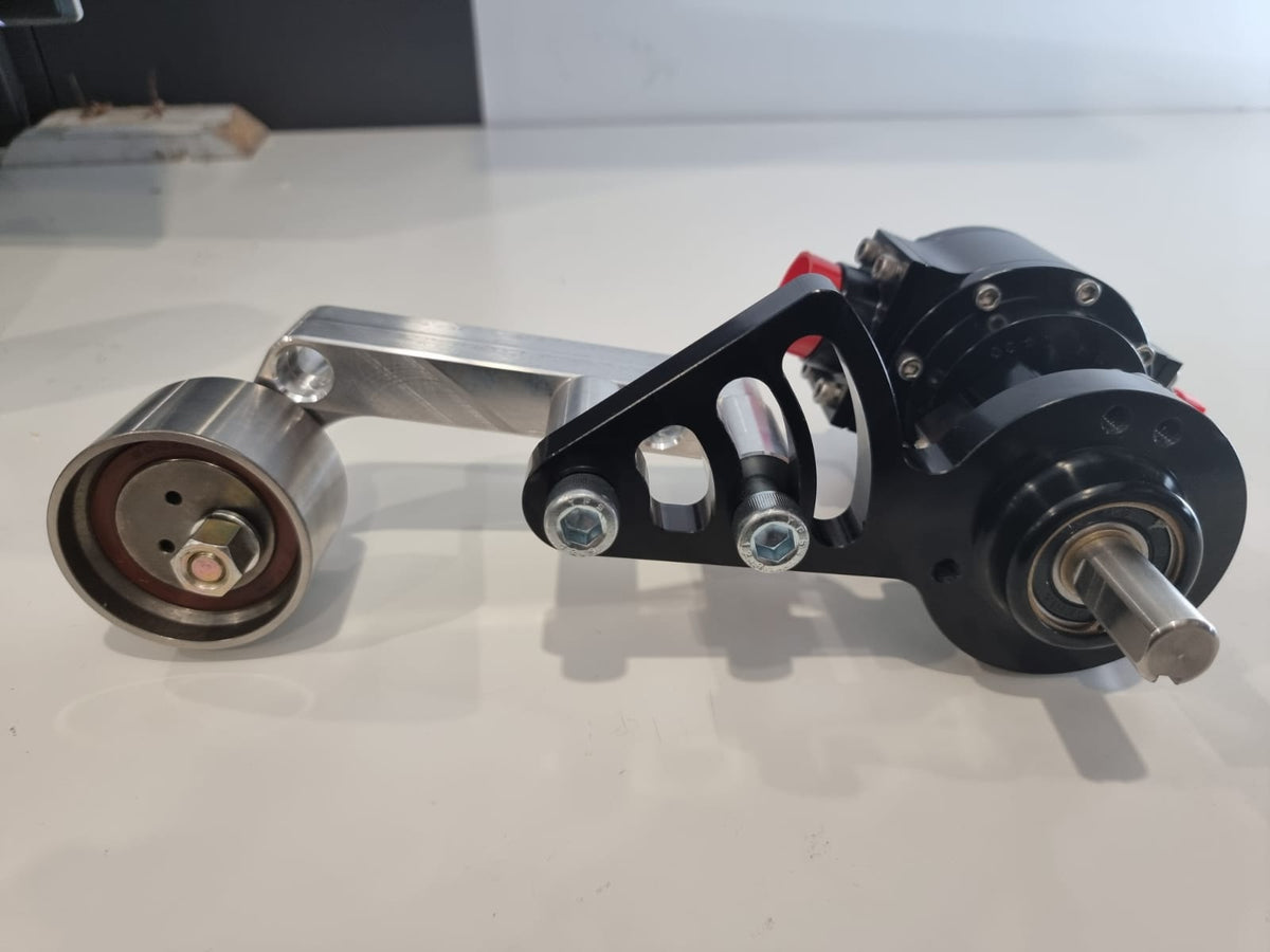 QuickBitz Ford Barra Mechanical Fuel pump and solid Belt Tensioner AC compatible kit