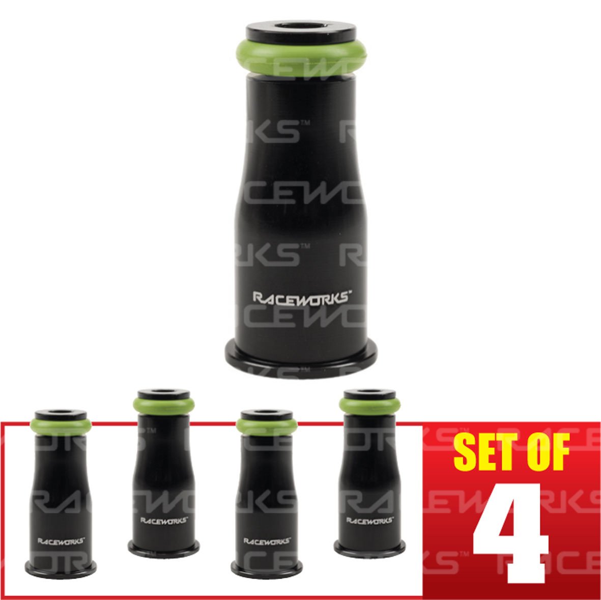 4PK INJECTOR EXTENSION SHORT->FULL LENGTH 14MM-14MM