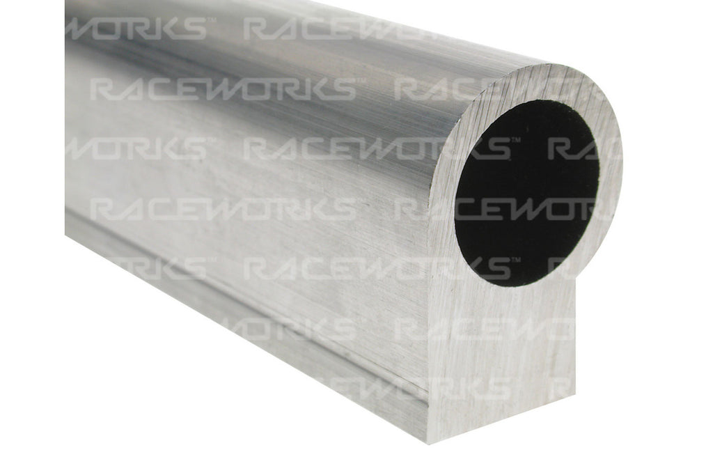 RACEWORKS BARE RAIL EXTRUSION A-SERIES LARGE BORE 600MM 6CYL