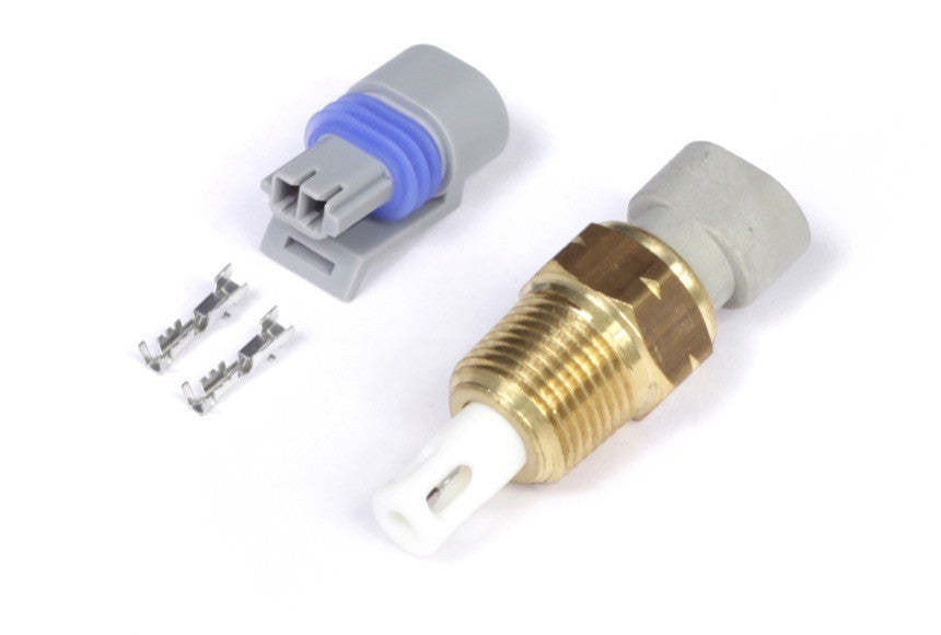Air Temp Sensor - Large Thread (inc Delphi plug & pins) 3/8 NPT 18TPI - Quickbitz