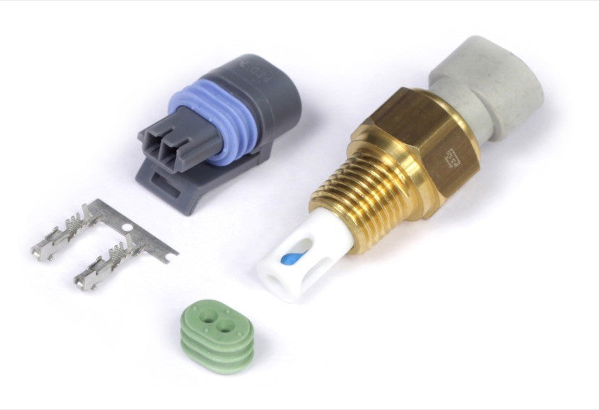 Air Temp Sensor - 1/4 NPT Thread (inc Delphi plug & pins) - Suits Nissan Z32 300ZX intake - Quickbitz
