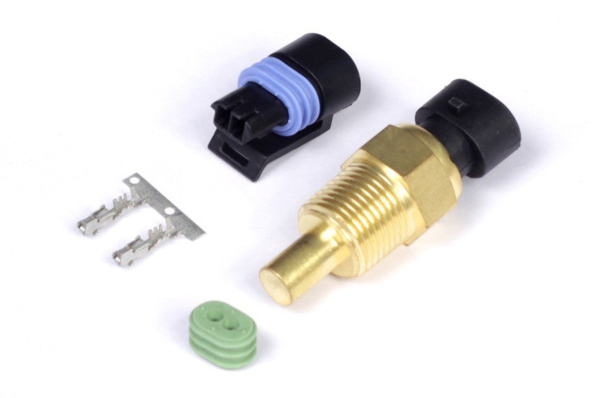 Coolant Temp Sensor - Large Thread  (inc Delphi plug & pins) 3/8 NPT 18TPI - Quickbitz
