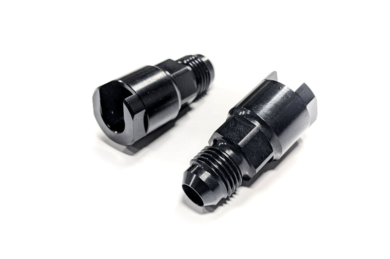 Flex Fuel Fittings 3/8 "GM Spring Lock" to -6AN Male - Suits Flex Fuel Sensor (inc two fittings)
