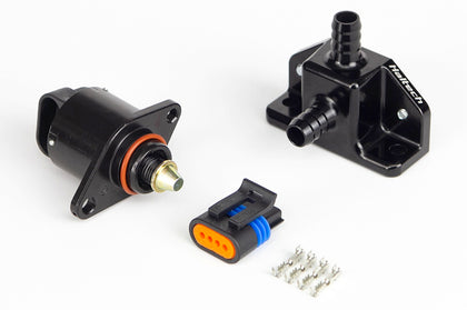 Idle Air Control Kit - Billet 2 Port Housing & 2 Screw Style Motor