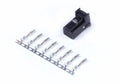 Plug and Pins Only - 8 Pin TYCO BLACK - Quickbitz