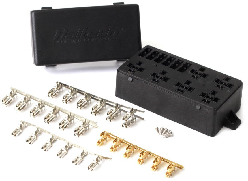 6 Circuit Haltech Fuse Box with Lid - Quickbitz