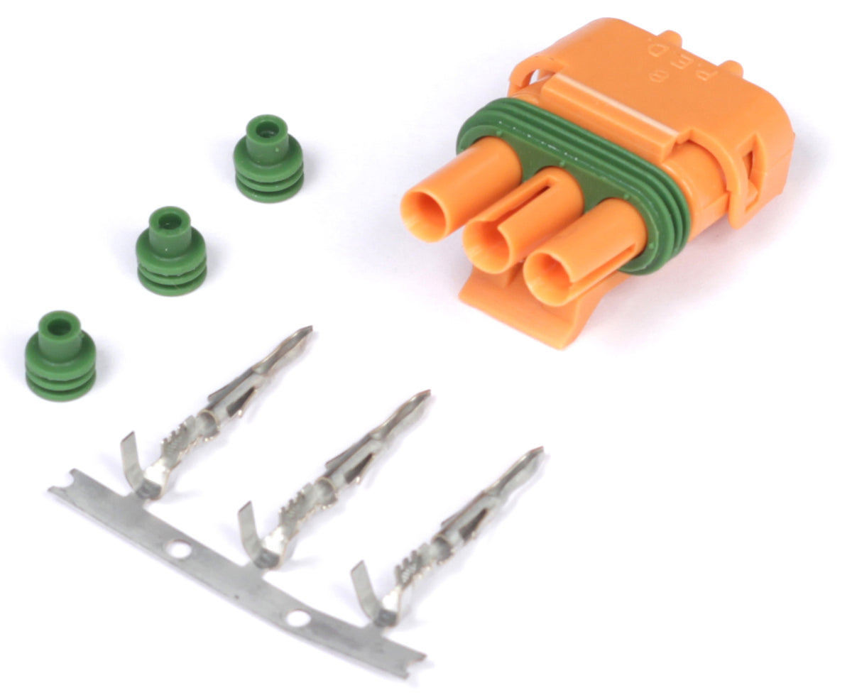 Plug and Pins Only - Delco Weather Pack 3 pin - Quickbitz