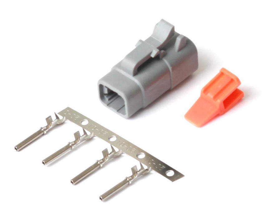 Male Deutsch DTM 4 Connector (7.5 Amp) - Quickbitz