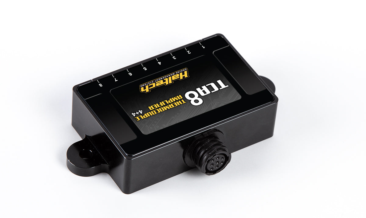TCA8 - Eight Channel Thermocouple Amplifier (Programmed to emulate TCA 4 box A + TCA 4 box B for Platinum series applications) - BOX ONLY (includes 600mm DTM CAN Cable)