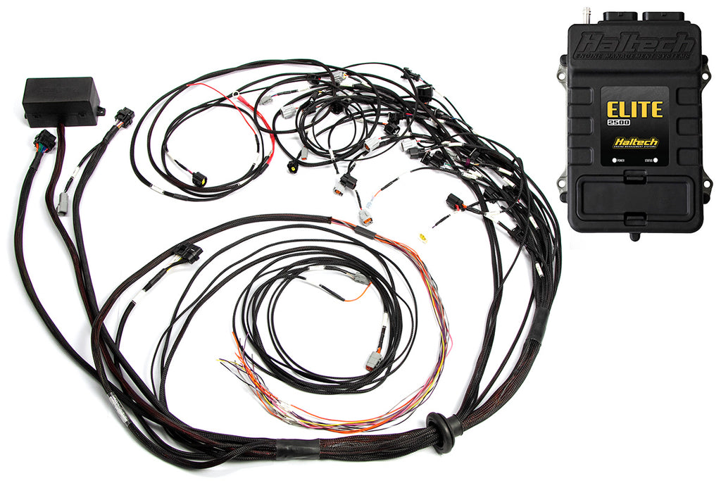 Elite 2500 with ADVANCED RACE FUNCTIONS - Ford Falcon BA/BF Barra 4.0 Terminated Harness ECU Kit